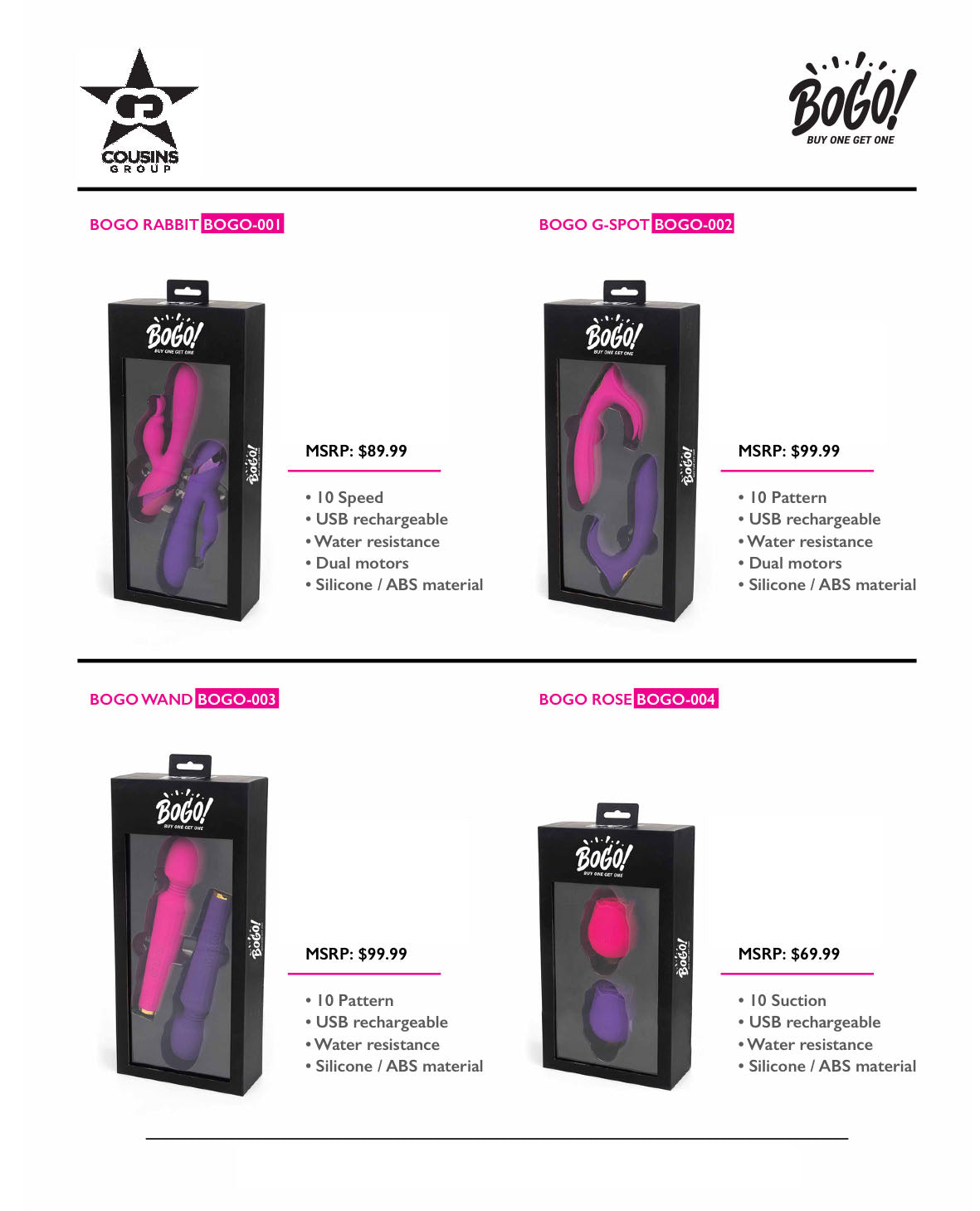 BOGO - Buy One Get One - Rose