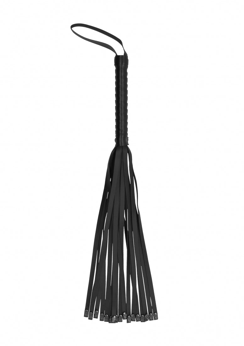 Ouch! Skulls And Bones - Whip With Skulls - Black