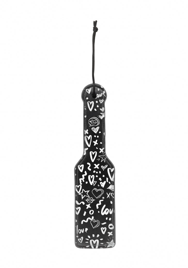 Printed Paddle - Love Street Art Fasion - Black