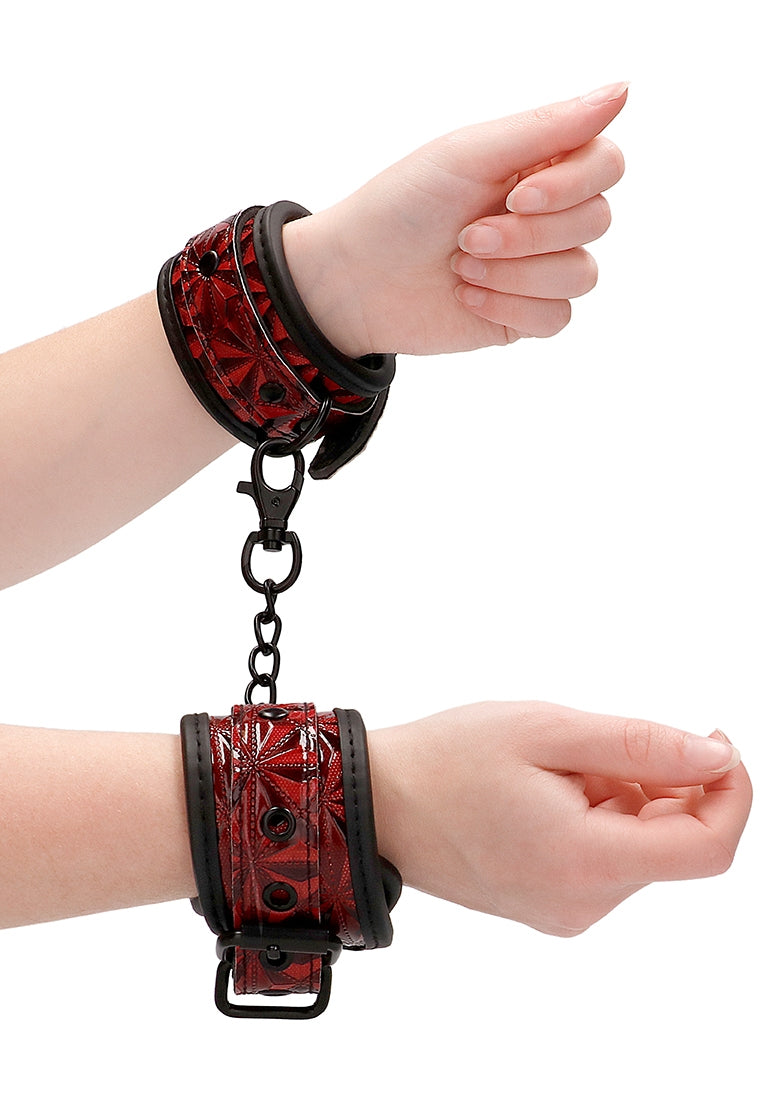Luxury Hand Cuffs - Burgundy