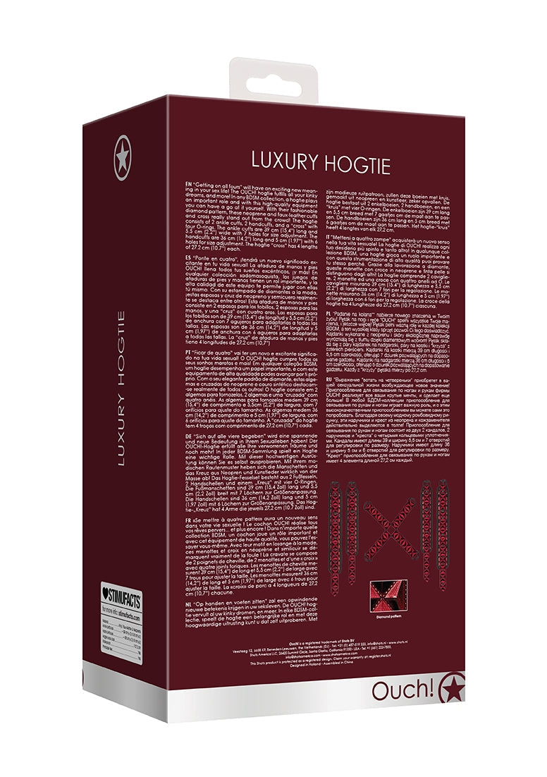 Luxury Hogtie - Burgundy