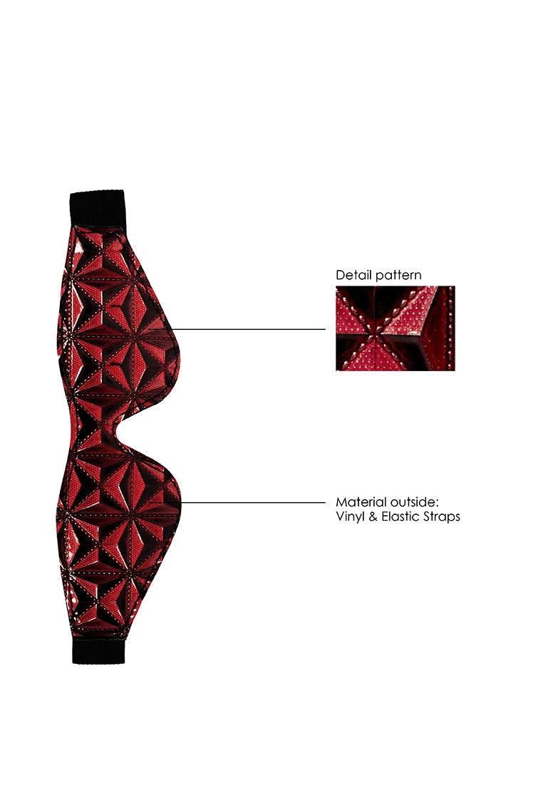 Luxury Eye Mask - Burgundy