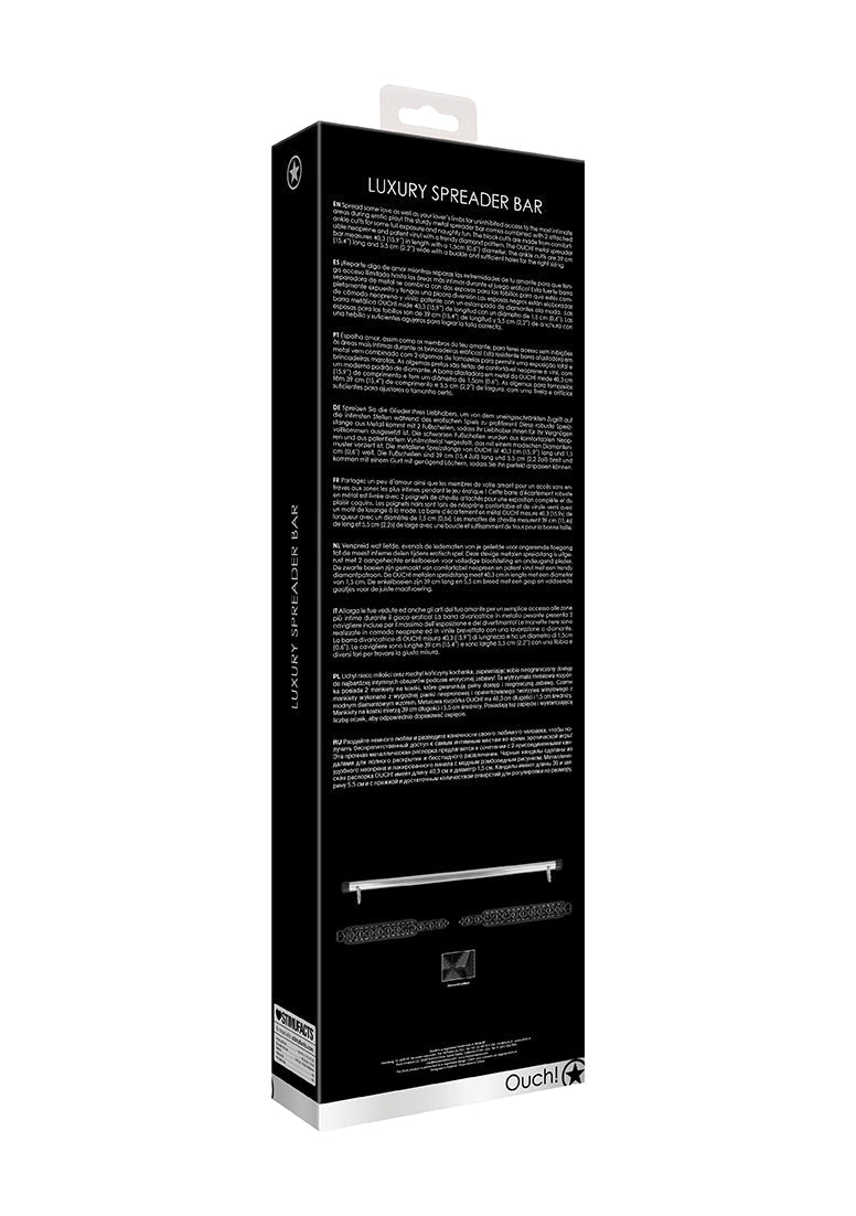 Luxury Spreader Bar - Black