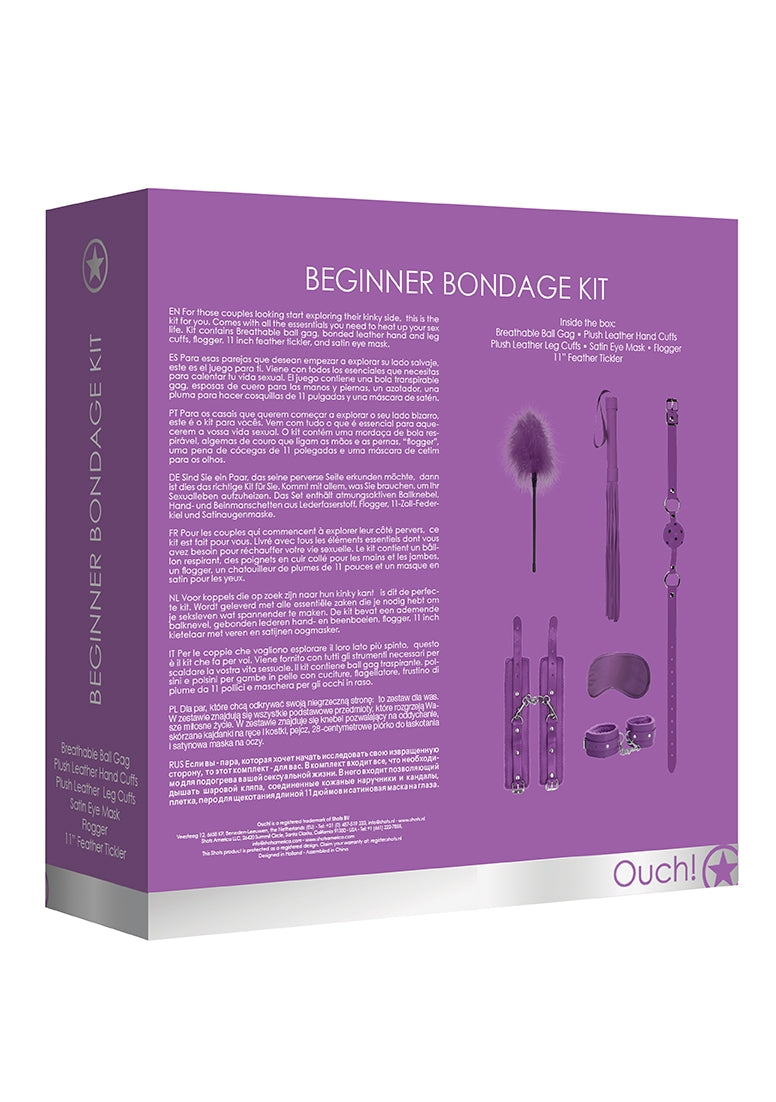 Beginners Bondage Kit - Purple