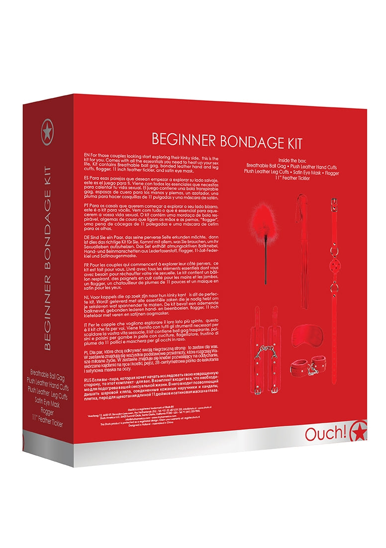 Beginners Bondage Kit - Red