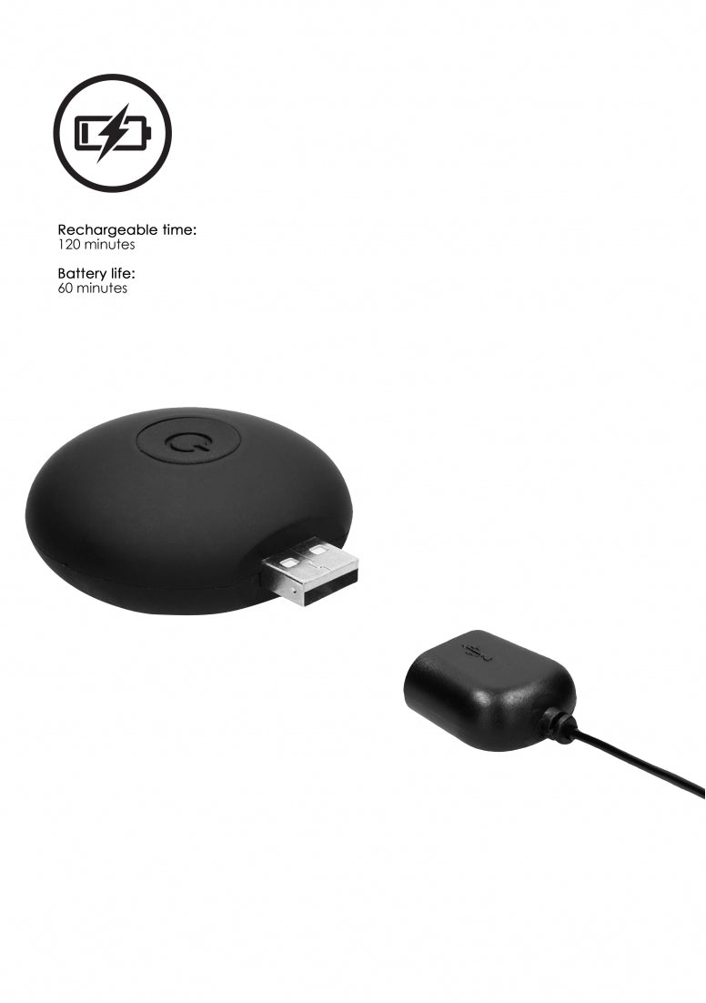 Silicone Rechargeable Vibrating Plug Remote Controlled - Urethral Sounding