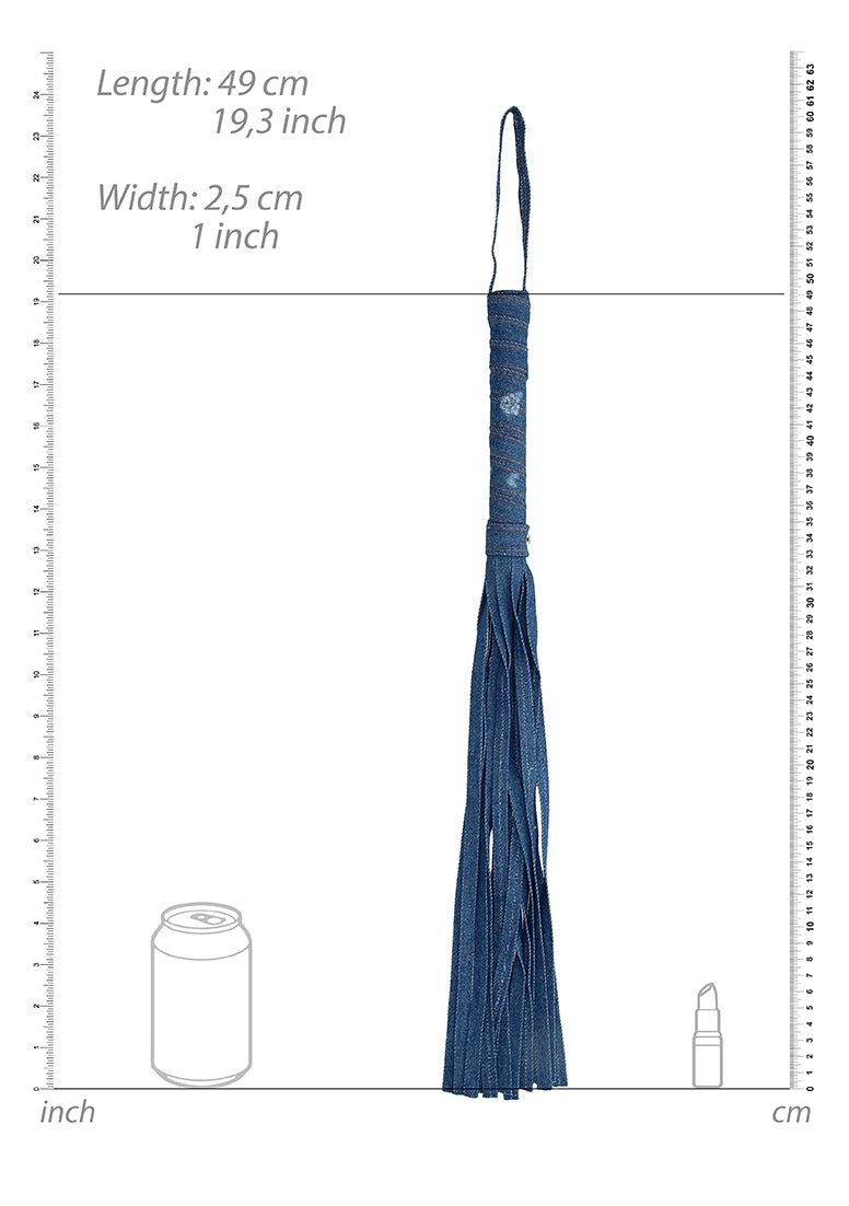 Denim Flogger - Roughend Denim Style - Blue