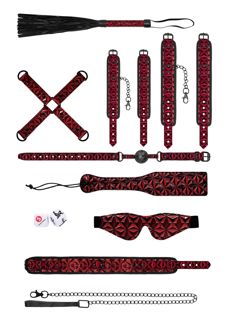 Luxury Bondage Kit - Burgundy