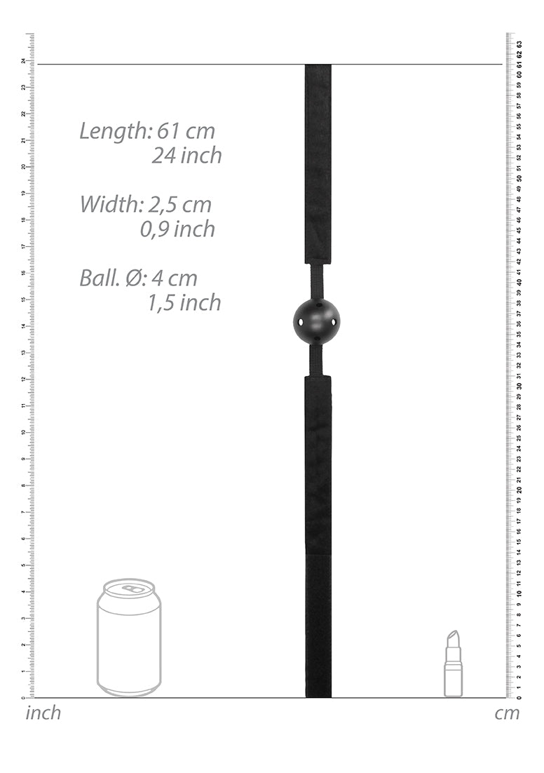 Velvet & Velcro Adjustable Breathable Gag