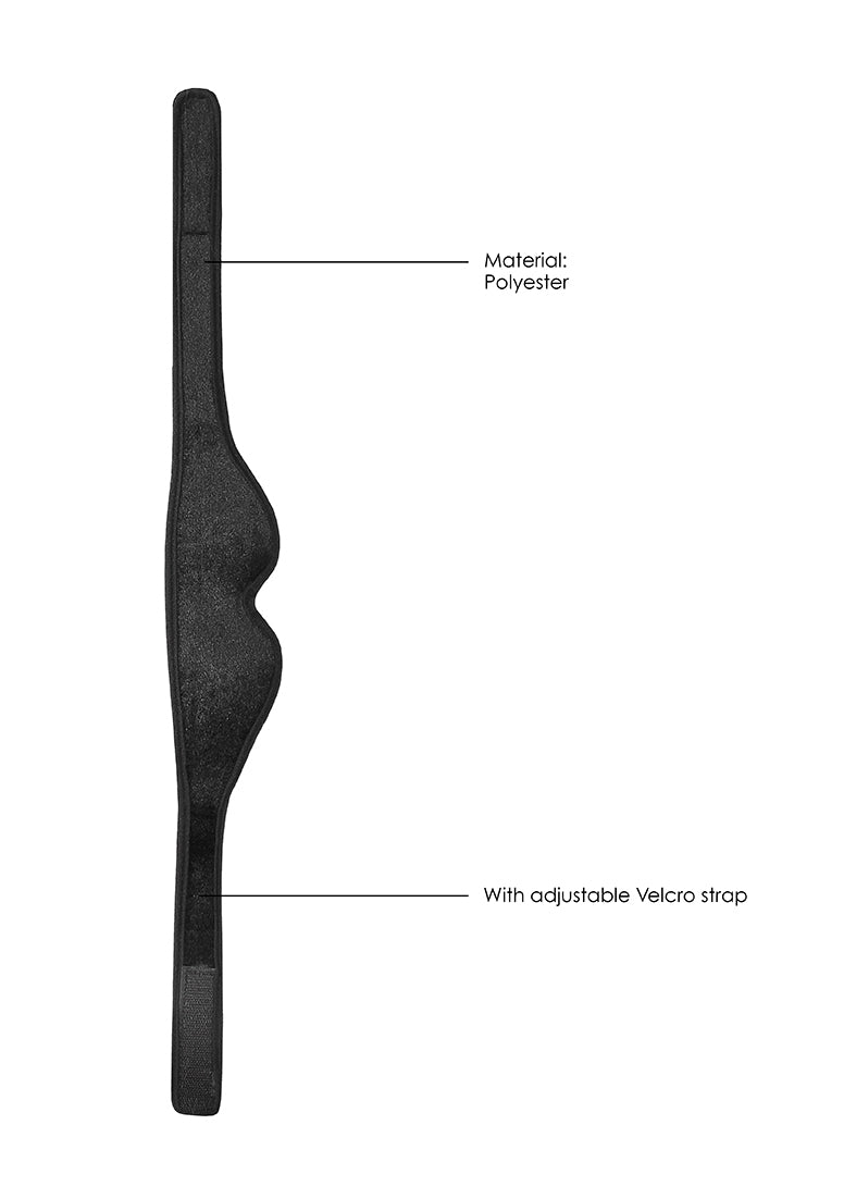 Velvet & Velcro Adjustable Eye Mask