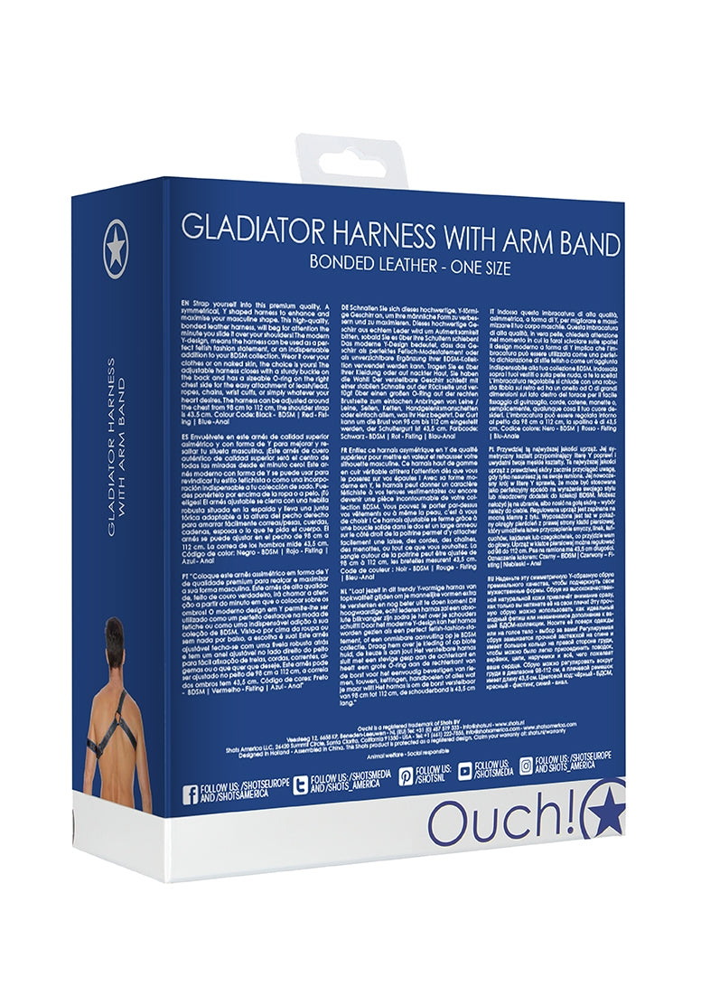 Gladiator Harness - One Size - Blue