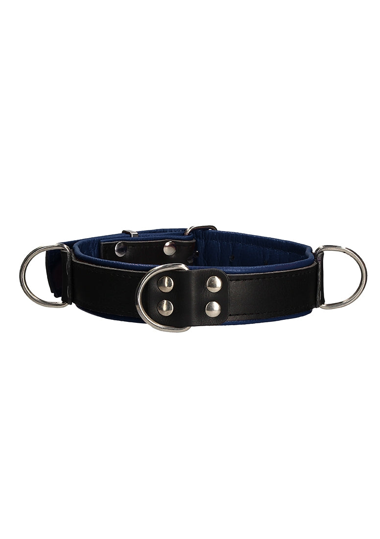 Deluxe Bondage Collar - One Size - Blue