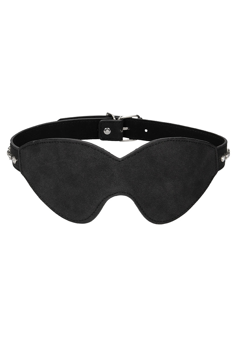 Diamond Studded Eye-mask - Black