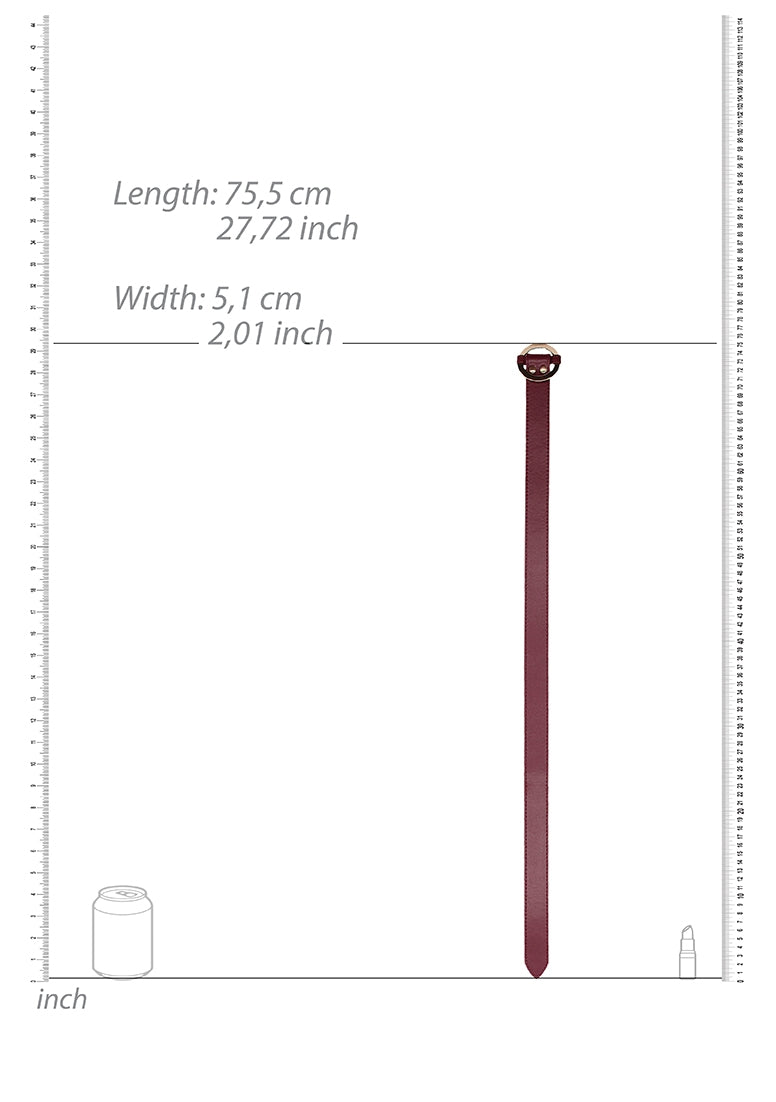 Ouch Halo - Thigh Cuffs - Burgundy