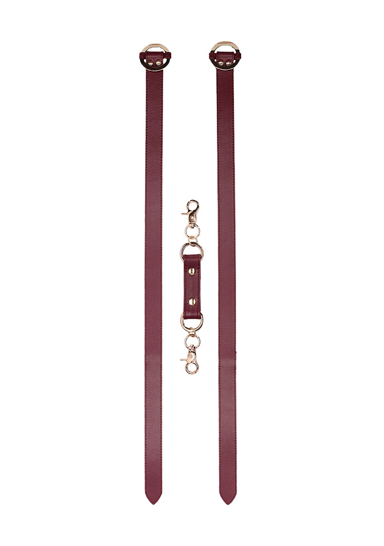 Ouch Halo - Thigh Cuffs - Burgundy