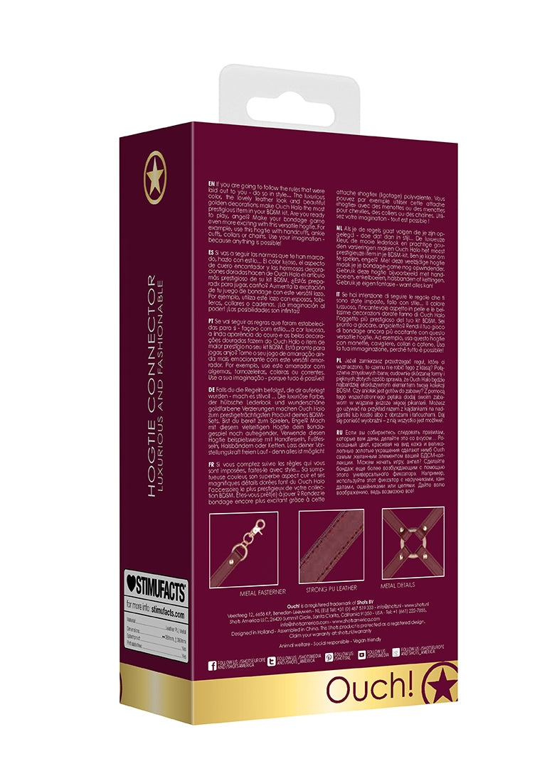 Ouch Halo - Hogtie Connector - Burgundy