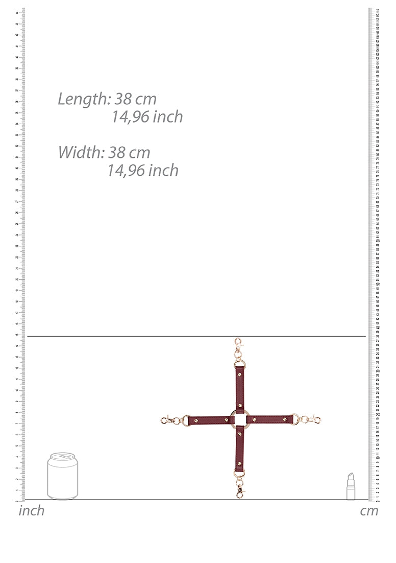 Ouch Halo - Hogtie Connector - Burgundy