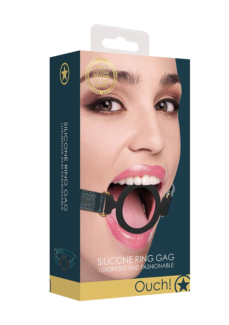 Ouch Halo - Silicone Ring Gag - Green