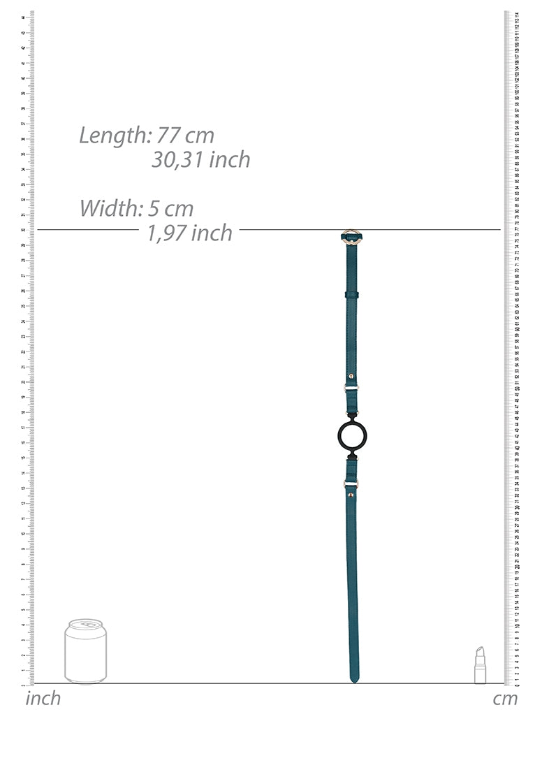 Ouch Halo - Silicone Ring Gag - Green