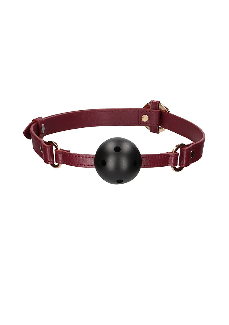 Ouch Halo - Breathable Ball Gag - Burgundy