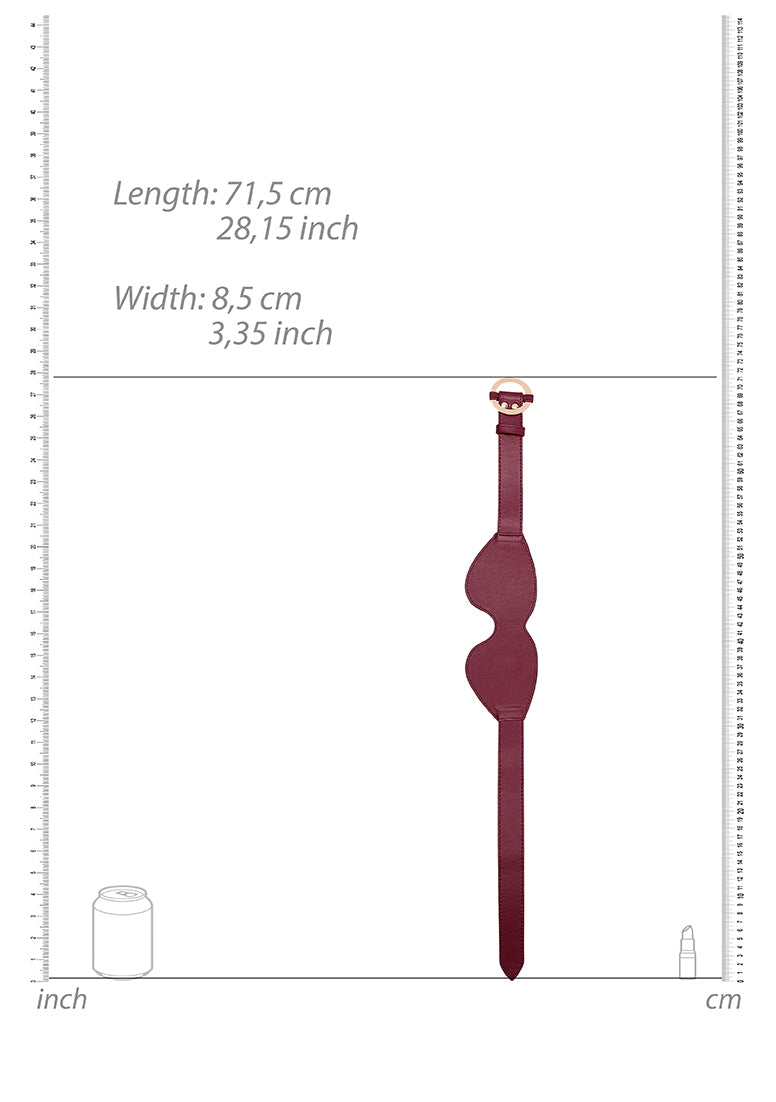 Ouch Halo - Eyemask - Burgundy