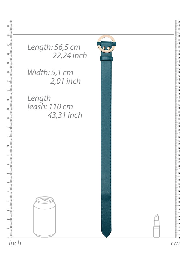 Ouch Halo - Collar With Leash - Green