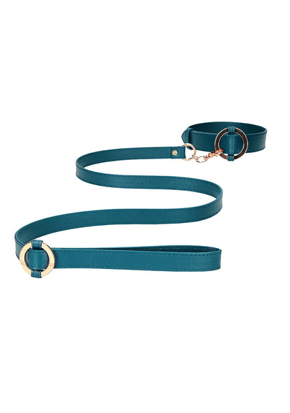 Ouch Halo - Collar With Leash - Green