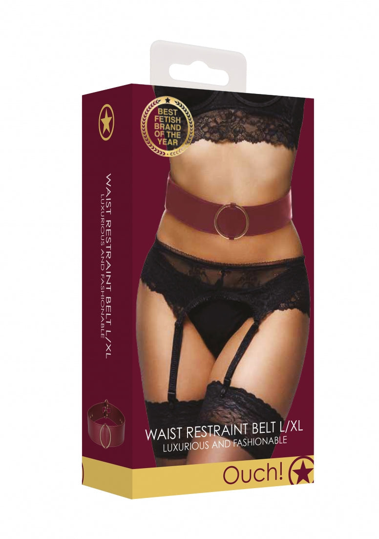 Ouch Halo - Waist Belt L/xl- Burgundy
