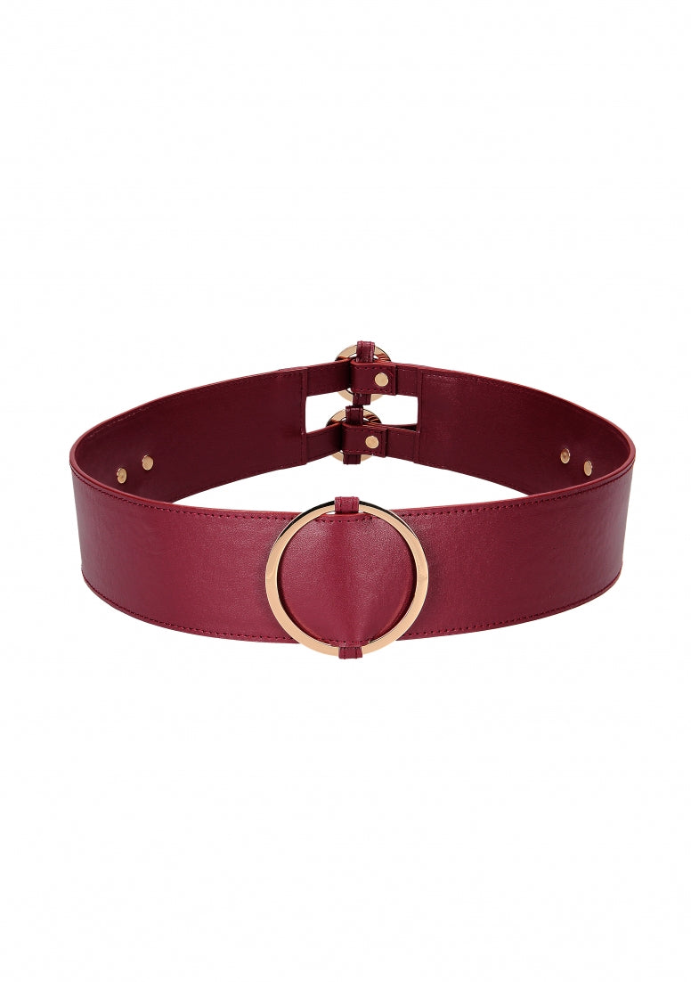 Ouch Halo - Waist Belt S/m- Burgundy