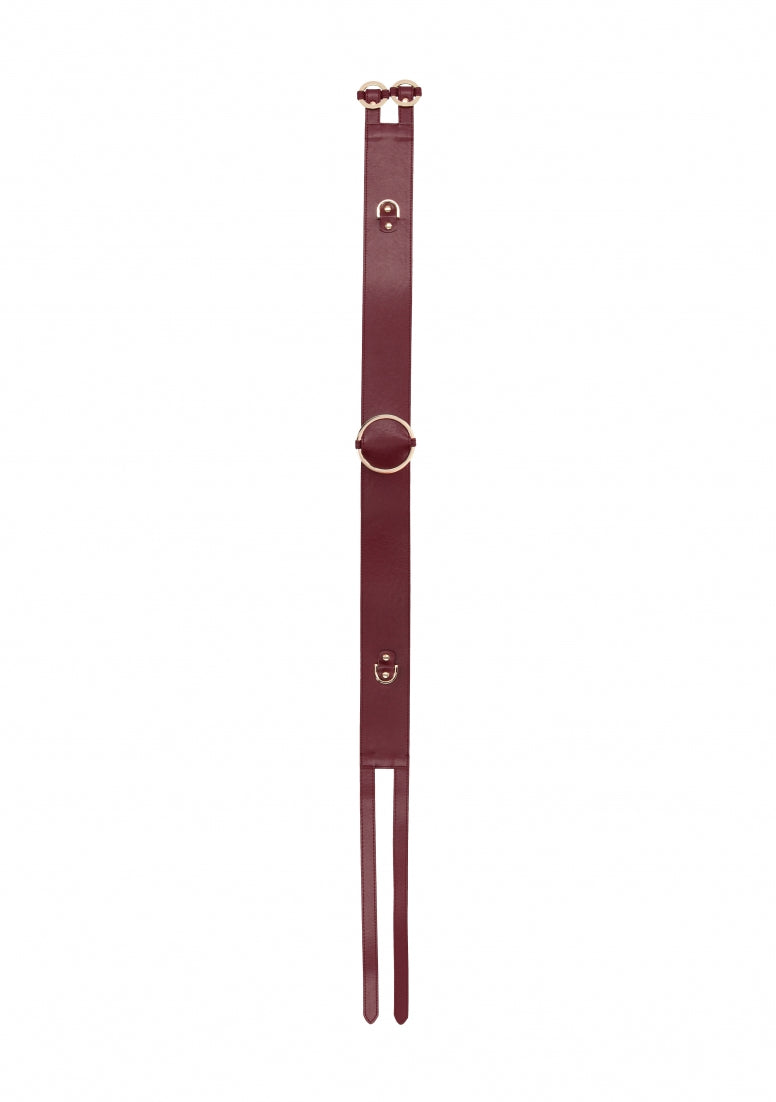 Ouch Halo - Waist Belt S/m- Burgundy
