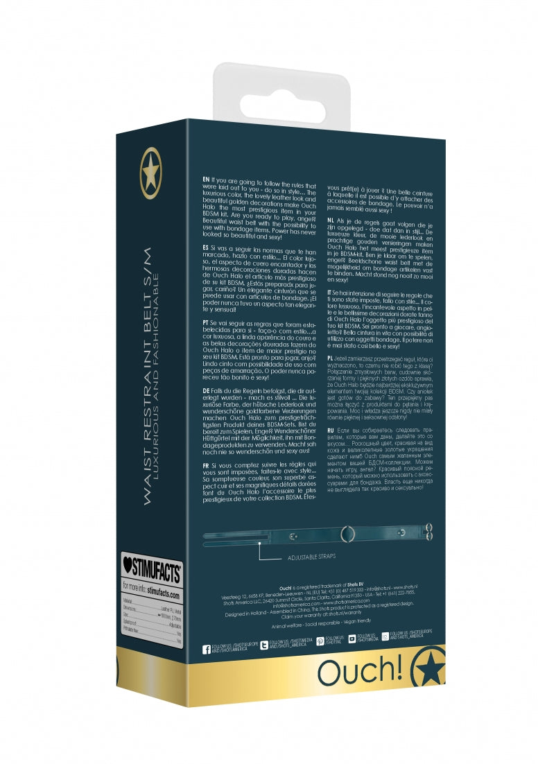 Ouch Halo - Waist Belt S/m- Green