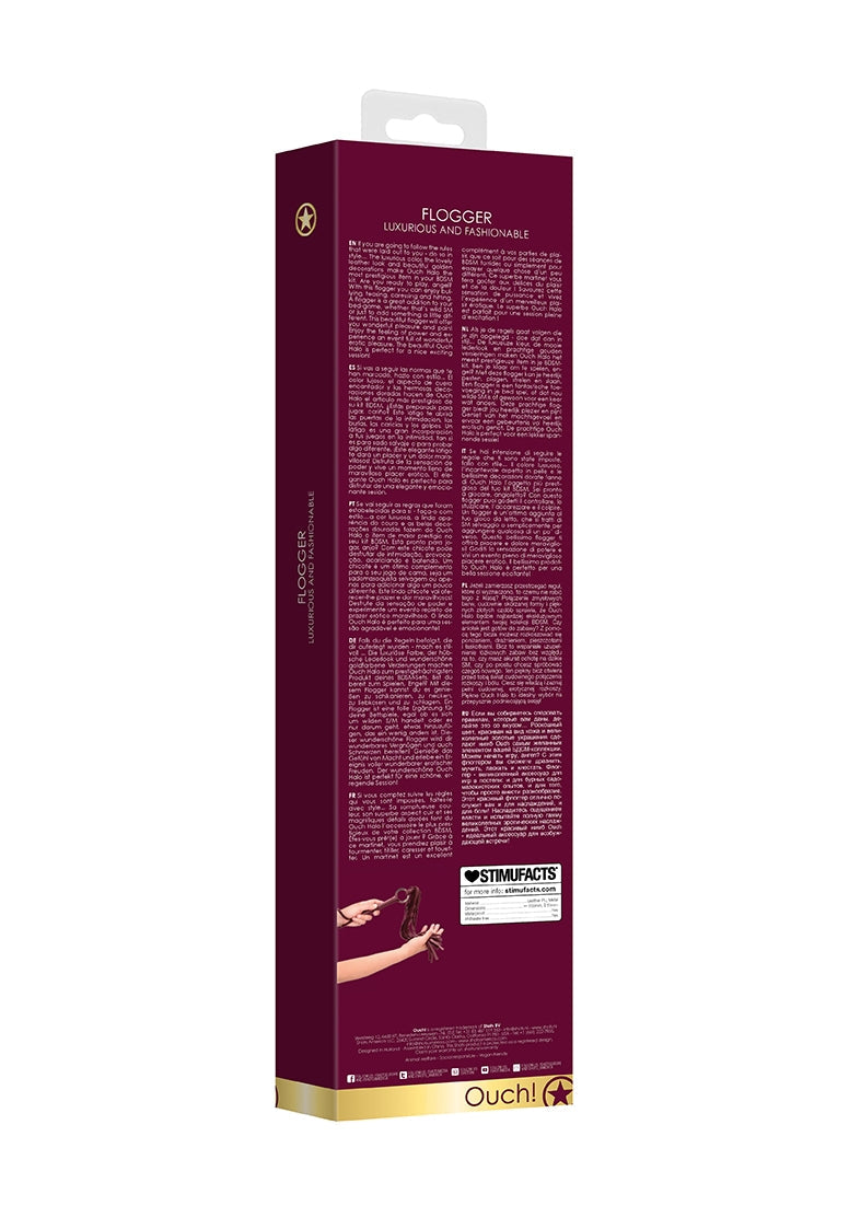 Ouch Halo - Flogger - Burgundy