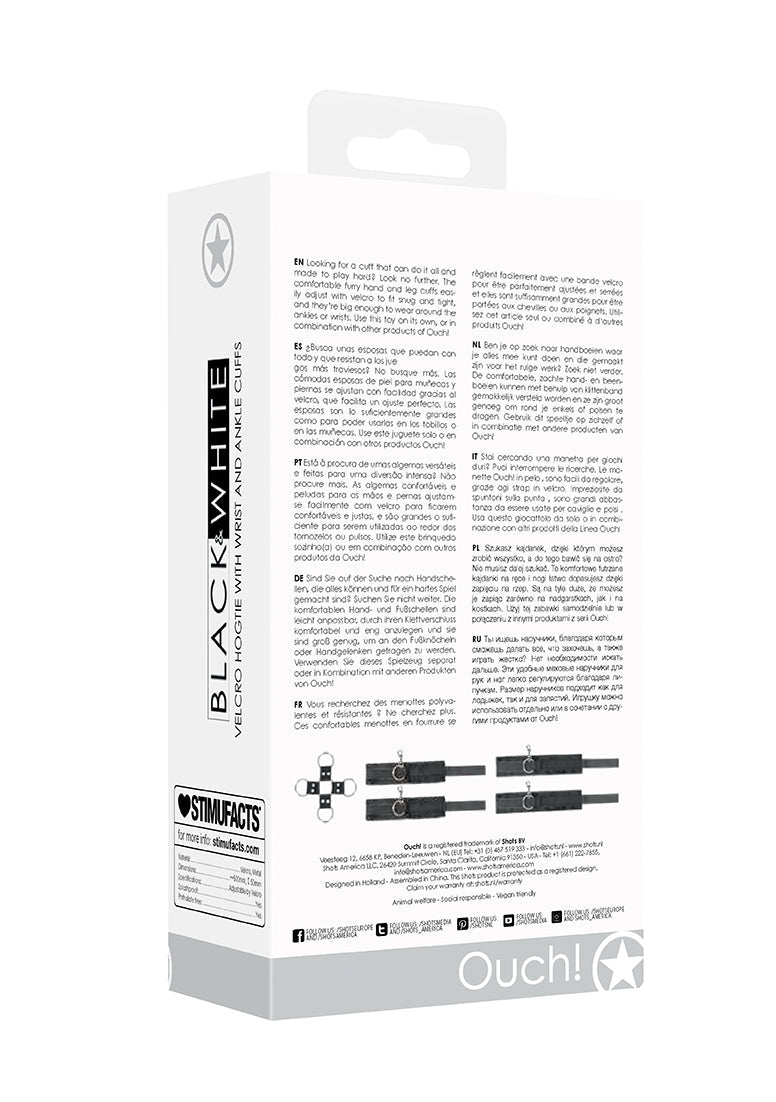 Velcro Hogtie With Hand And Ankle Cuffs