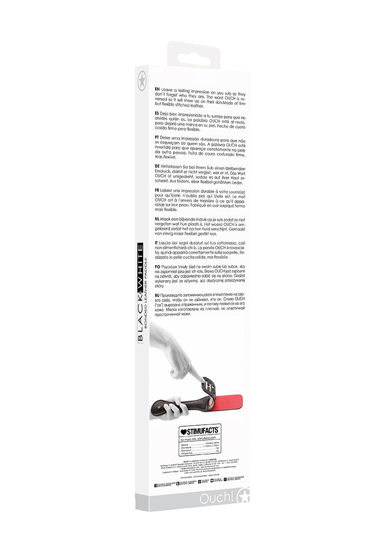 Bonded Leather Paddle "ouch"
