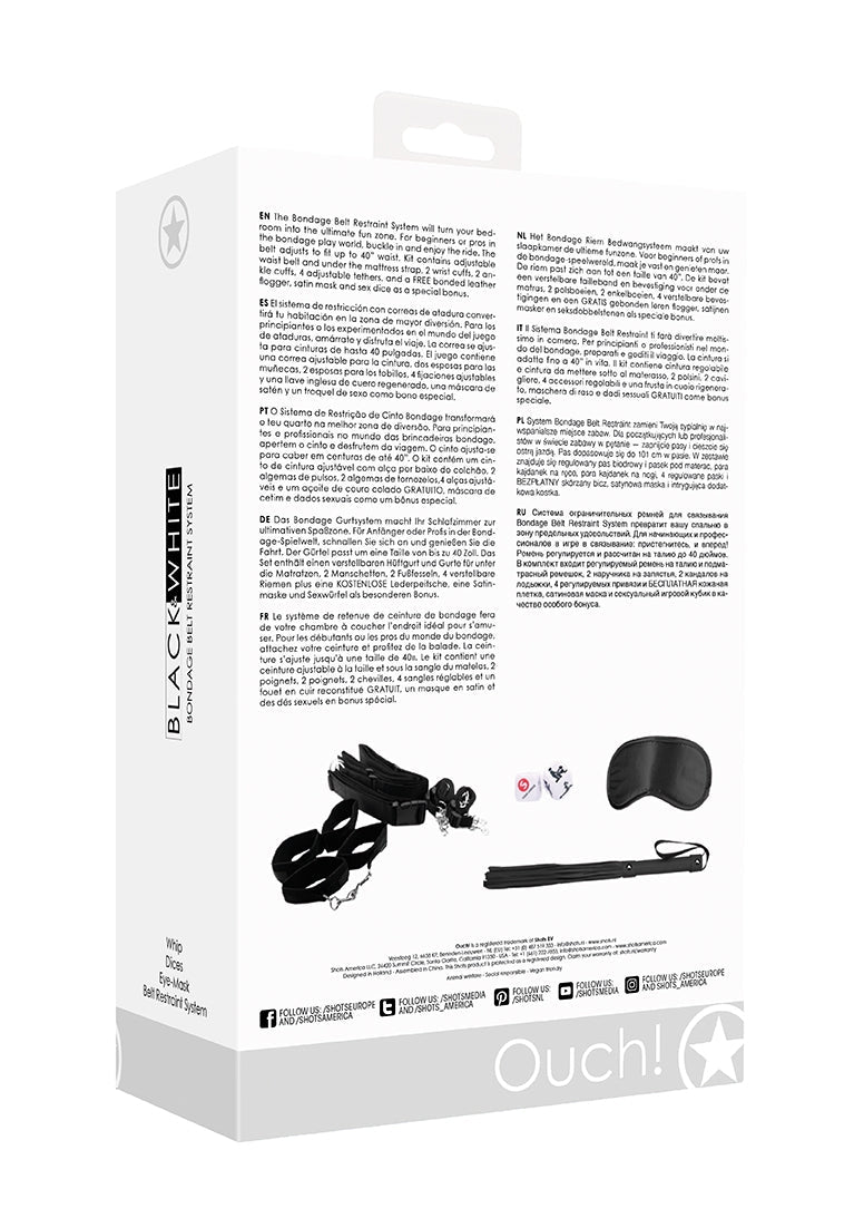 Bondage Belt Restraint System