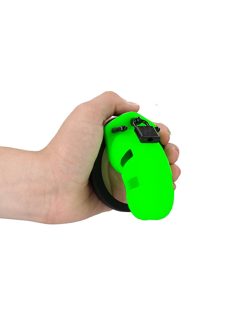 Model 20 Cock Cage - 3,5'' - Glow In The Dark