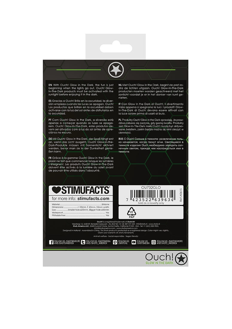 Cock Ring & Ball Strap - Glow In The Dark