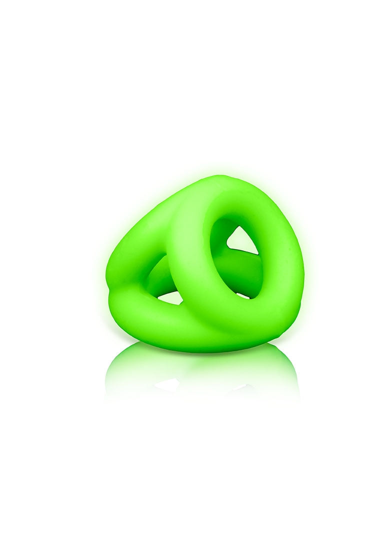 Cock Ring & Ball Strap - Glow In The Dark