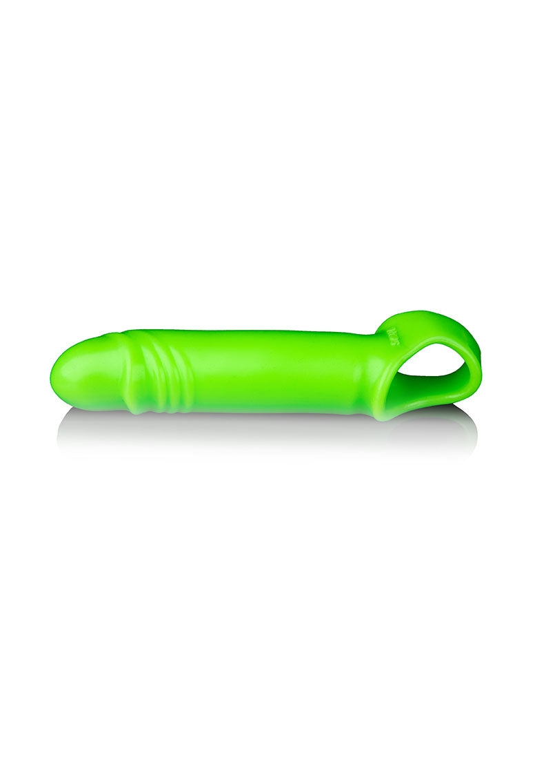 Smooth Stretchy Penis Sleeve - Glow In The Dark