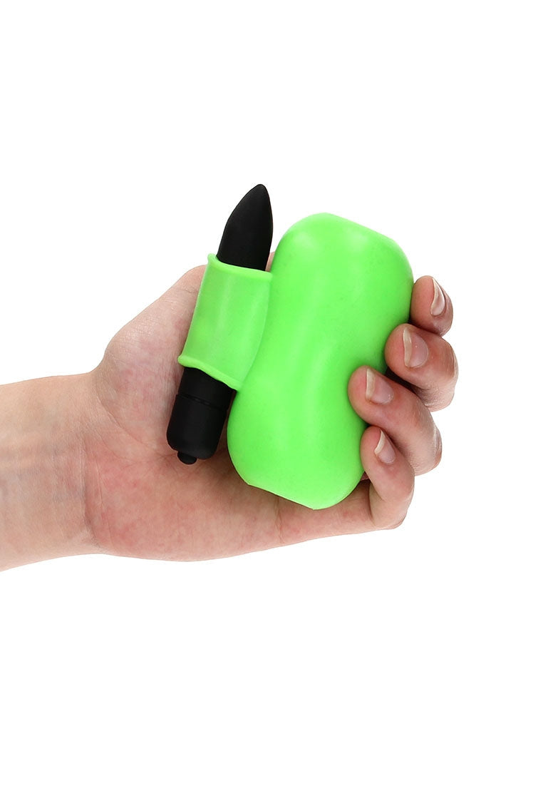 Vibrating Masturbator - Glow In The Dark