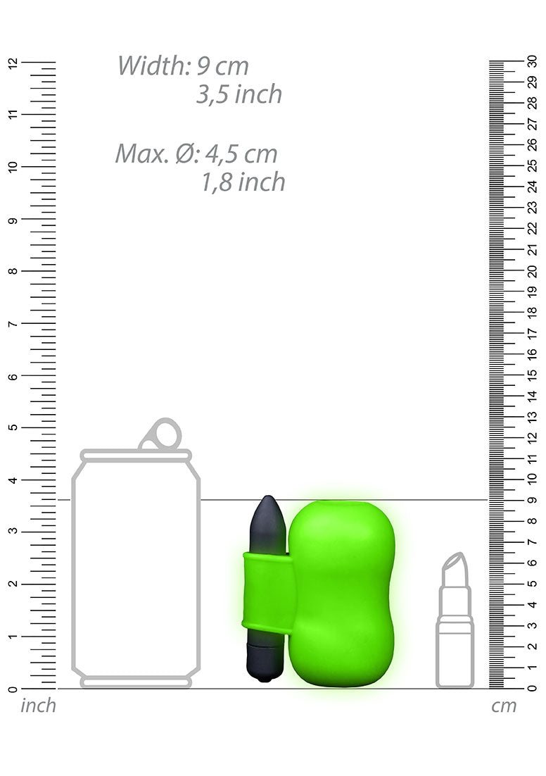 Vibrating Masturbator - Glow In The Dark