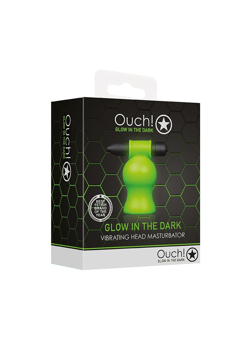 Vibrating Head Masturbator - Glow In The Dark