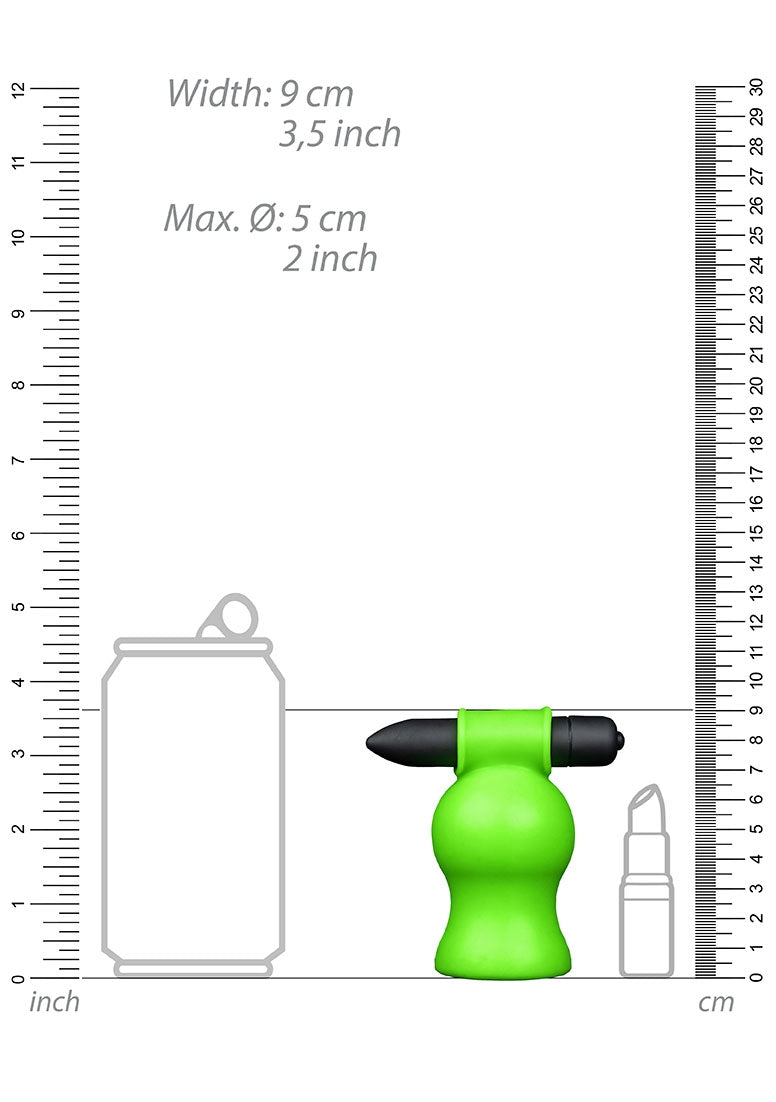 Vibrating Head Masturbator - Glow In The Dark