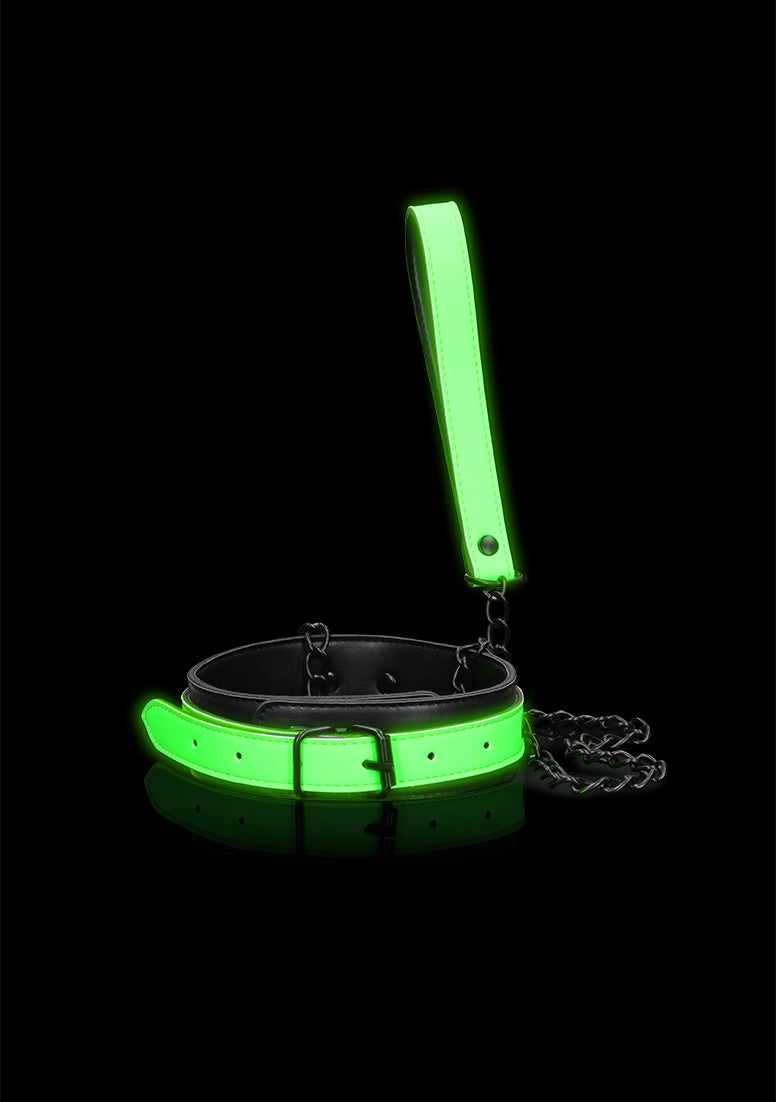 Collar And Leash - Glow In The Dark