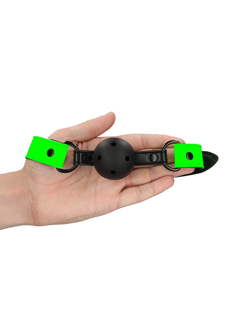 Breathable Ball Gag - Glow In The Dark