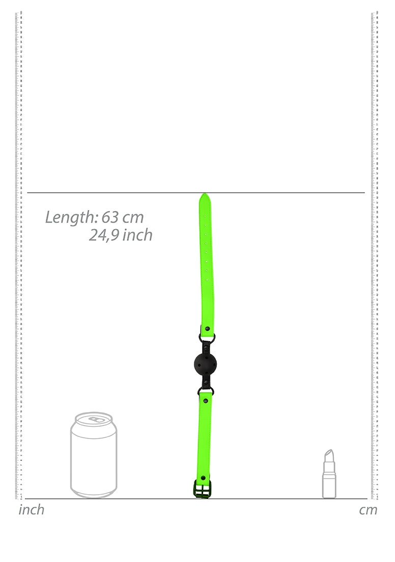 Breathable Ball Gag - Glow In The Dark