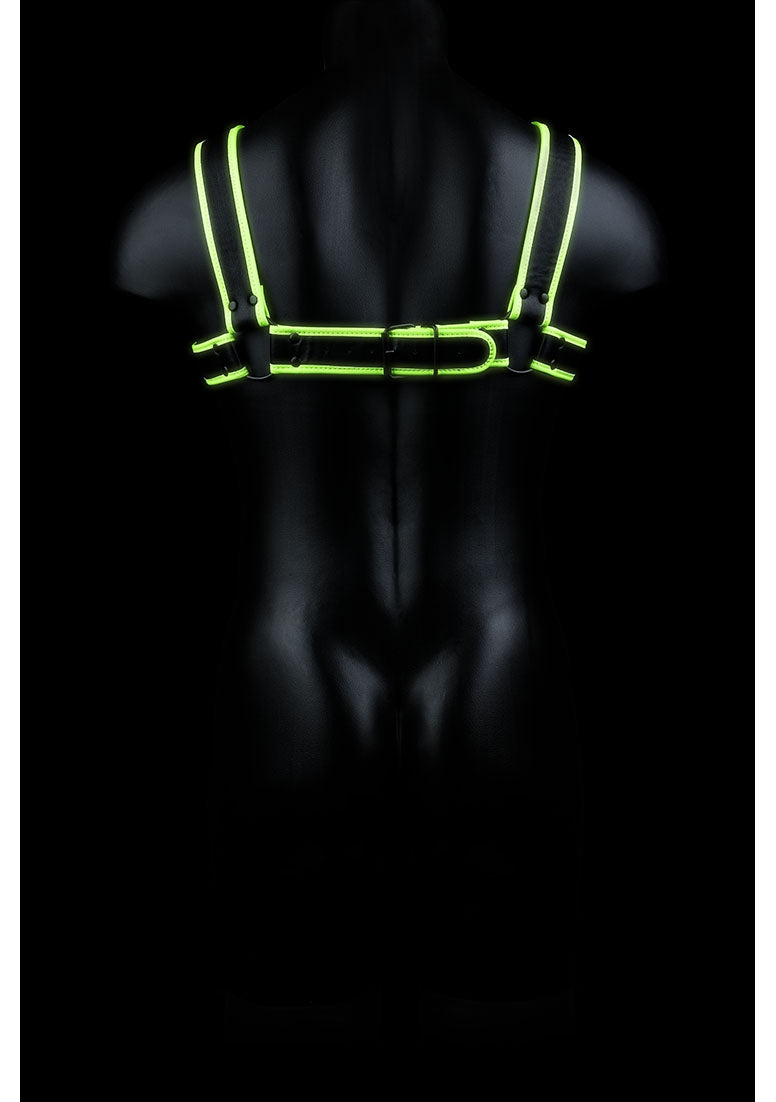 Chest Bulldog Harness - Glow In The Dark