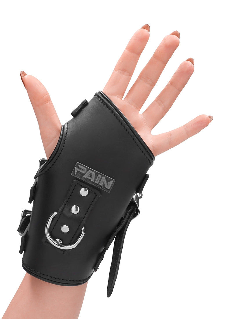 Suspension Cuffs Leather Hands & Feet - Black