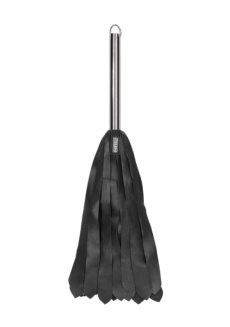Metal Steel Handle 'd Calf Softy 36 Tails - Black