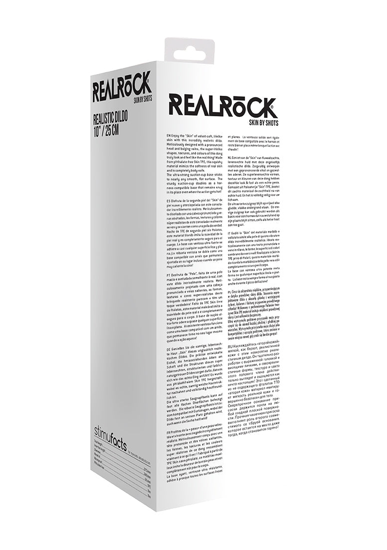 Realistic Dildo - 25 Cm - Black